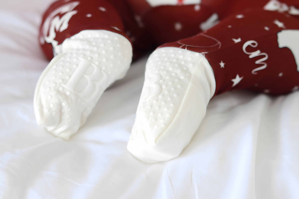 Bam Baby Footie Shot Texas A&M Print
