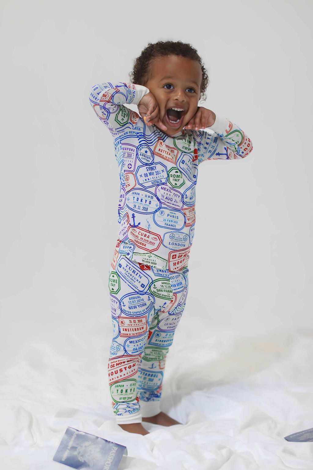 Travel Tot Two Piece Bamboo Pajamas